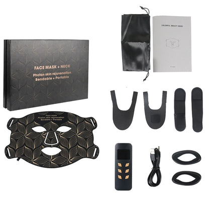 Ubilli Flexible Silicone LED Face Mask – 8-Color Red Light Therapy Mask for Anti-Aging & Skin Rejuvenation
