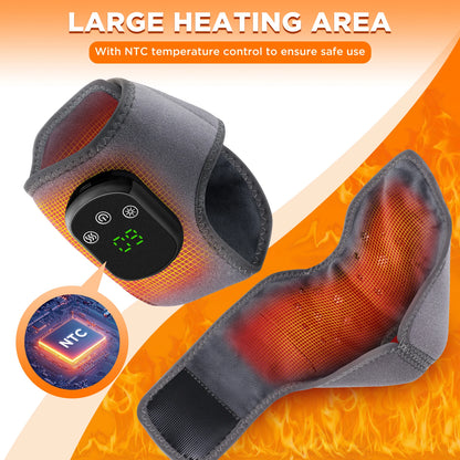 Electric Foot & Hand Massager – Heated Vibrating Ankle Massager, Portable Relaxation Therapy Machine