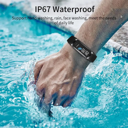 Fitness Smartwatch 2025 — Heart Rate & SpO₂ Tracker, IP68 Waterproof