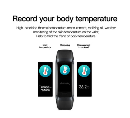 Fitness Smartwatch 2025 — Heart Rate & SpO₂ Tracker, IP68 Waterproof