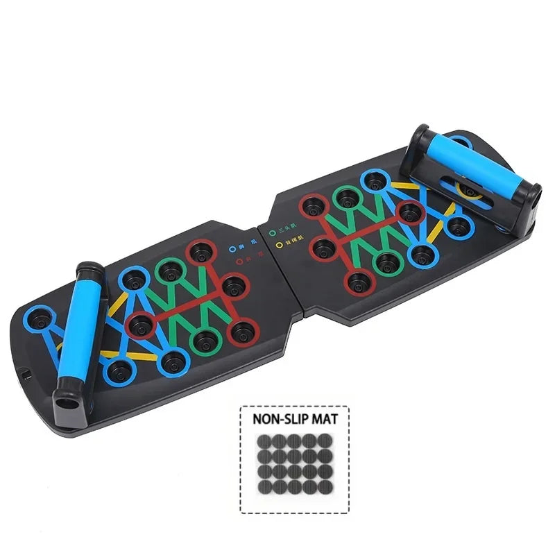 Foldable Multifunction Push-Up Board Kit with Handles