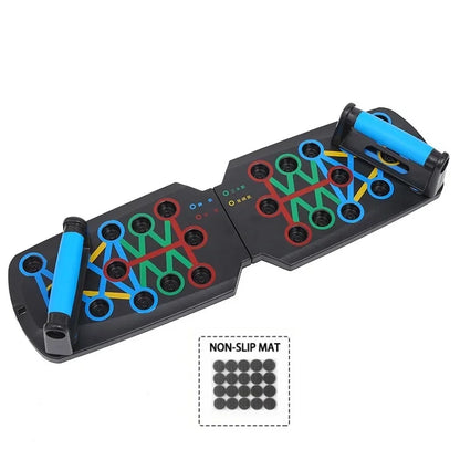 Foldable Multifunction Push-Up Board Kit with Handles