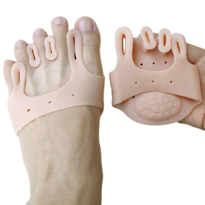 Gel Silicone Bunion Corrector – Orthopedic Toe Separator & Hallux Valgus Spacer Forefoot Pads