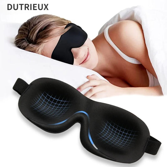 3D Sleeping Eye Mask – Breathable Memory Foam Night Blindfold for Natural, Comfortable Sleep