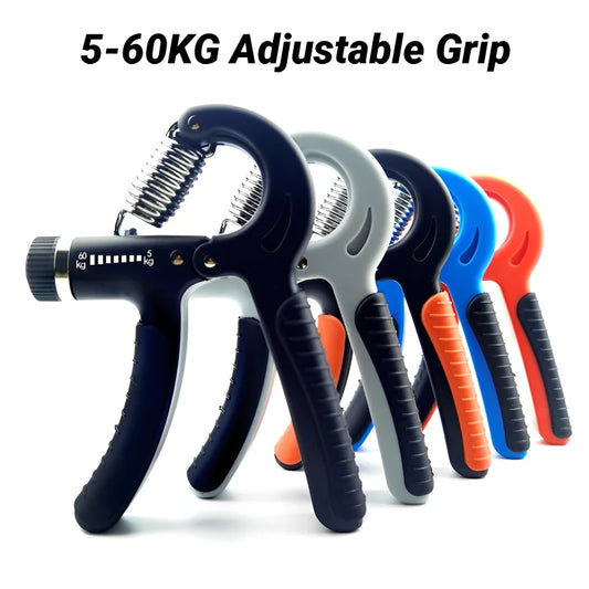 Adjustable 5-60 KG Hand Grip Strengthener – Forearm & Finger Exerciser for Muscle Fitness