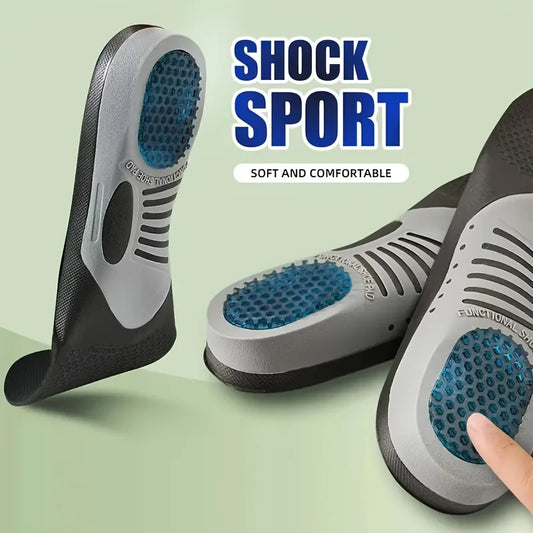 Sports & Work Shoe Insoles – Breathable, Odor-Resistant, Cushioning Inserts for Foot Pain Relief & Support