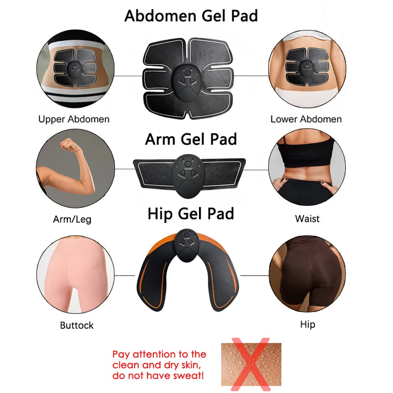 SlimTone™ EMS Muscle Stimulator – Portable Toning Device for Abs, Arms, Legs & Buttocks