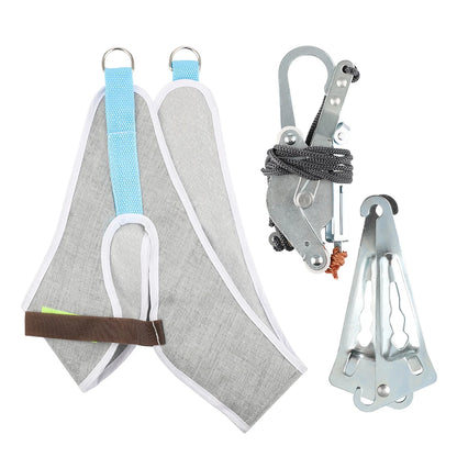 Over Door Cervical Traction Device – Adjustable Neck Stretcher Brace with Cushion Belt for Pain Relief & Spine Alignment