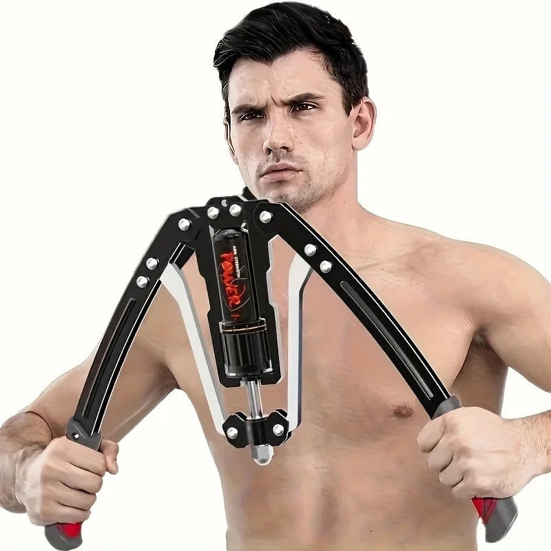 Adjustable 22-440 lbs Hydraulic Arm Exerciser – Home Chest & Shoulder Power Twister Trainer