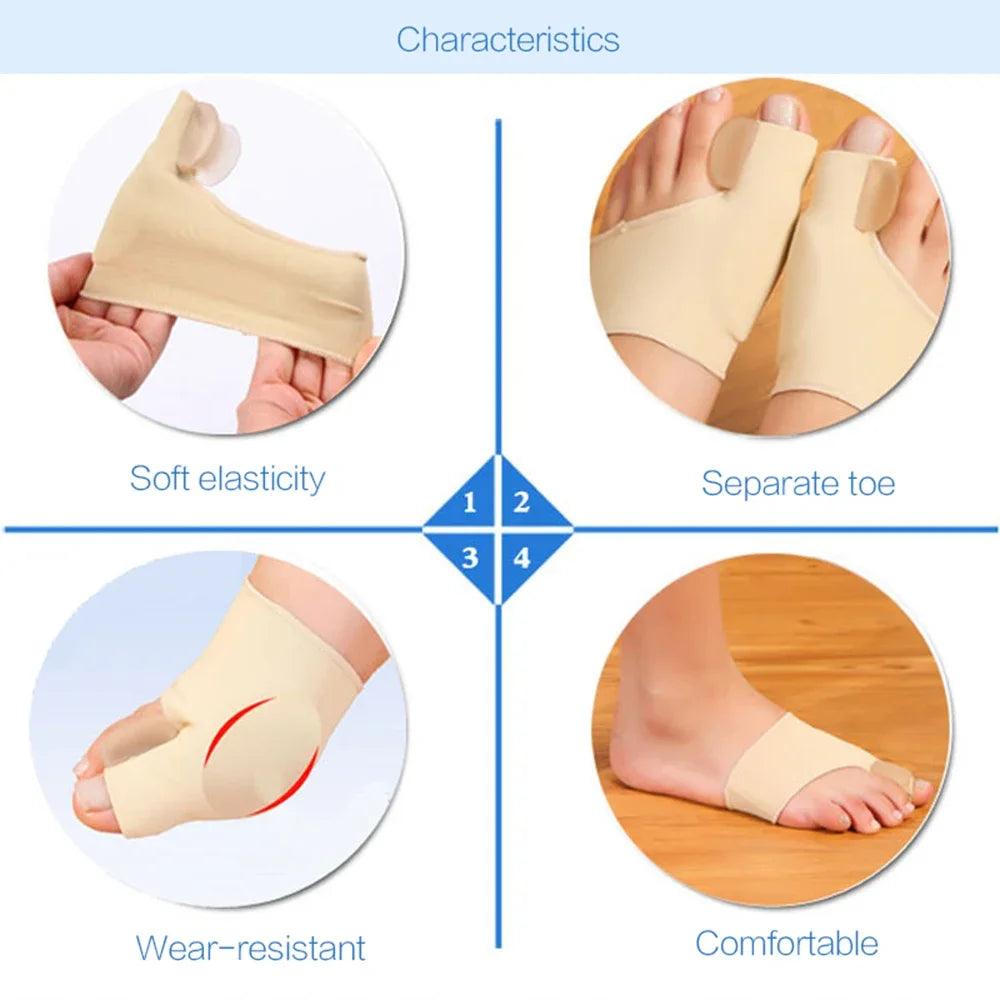 ToeAlign™ Gel Correctors – Orthopedic Toe Separators for Bunion Relief & Toe Alignment