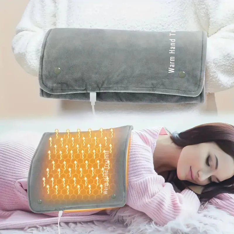 Graphene Quick-Heating Pad – Adjustable Temp & Timer, USB-Powered for Instant Comfort