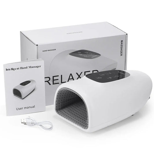Electric Airbag Hand Massager with Hot Compress & Deep Kneading