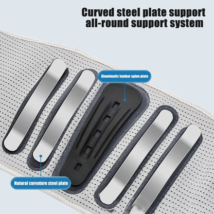 Adjustable Waist Support Belt with Ergonomic Lumbar Pad