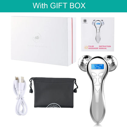 RevoLift™ 4D EMS Face Massager – Microcurrent Vibration Roller