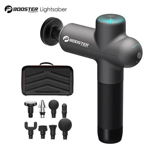 Booster SmartHit™ Electric Massage Gun – 7.4V Deep Tissue Percussion Massager for Neck, Back & Full-Body Relief