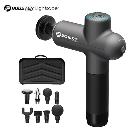 Booster SmartHit™ Electric Massage Gun – 7.4V Deep Tissue Percussion Massager for Neck, Back & Full-Body Relief