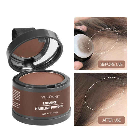 Hairline Powder Root Touch Up – 14 Colors Waterproof Hair Shadow Concealer, Natural Coverage & Hair Filler
