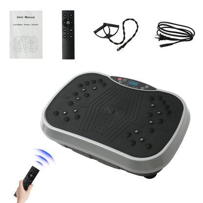 Portable Fat-Burning Vibration Plate Platform – Whole Body Workout Shaping Machine for Home Fitness