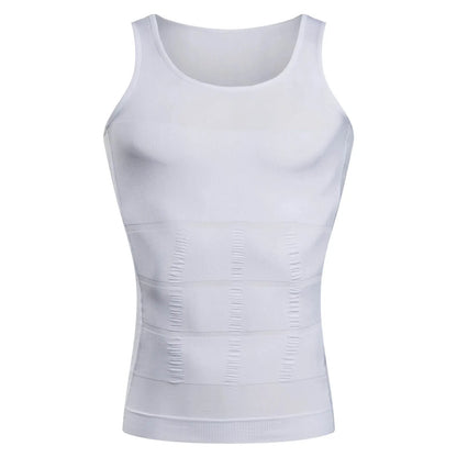 Men's Slimming Compression Vest – Seamless Shapewear Tank Top for Belly Control & Waist Training