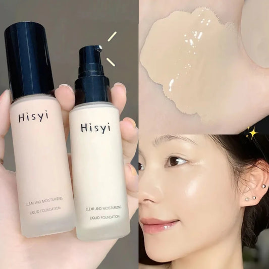 Liquid Foundation – Natural Lightweight Face Cream, Flawless Coverage, Conceals Blemishes, Non-Cakey Makeup Base