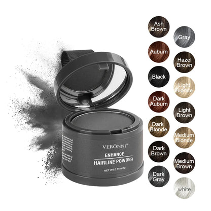 Hairline Powder Root Touch Up – 14 Colors Waterproof Hair Shadow Concealer, Natural Coverage & Hair Filler