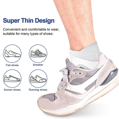 Adjustable Compression Ankle Sleeve – Elastic Ankle Brace Support for Sprains & Heel Protection