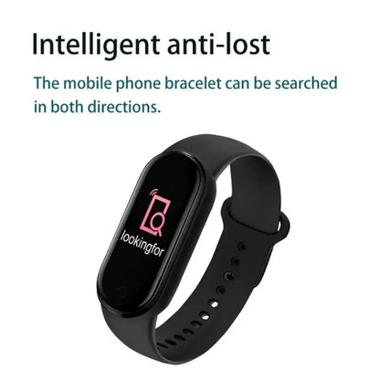 M6 Fitness Smartwatch (Unisex) – Heart Rate & Blood Pressure Tracker
