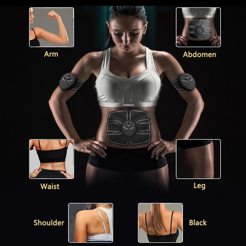 SlimTone™ EMS Muscle Stimulator – Portable Toning Device for Abs, Arms, Legs & Buttocks