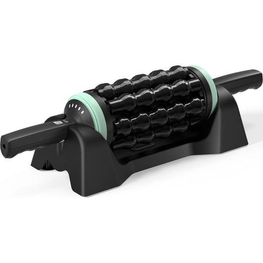 FlexRoll™ 5-Speed Rolling Percussion Hand Massager – Hand-Held Deep Tissue Massage for Leg, Back, Foot & Calf Muscle Relaxation