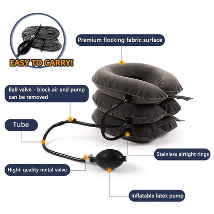 Cervical Neck Traction, Pain Relief Collar Brace