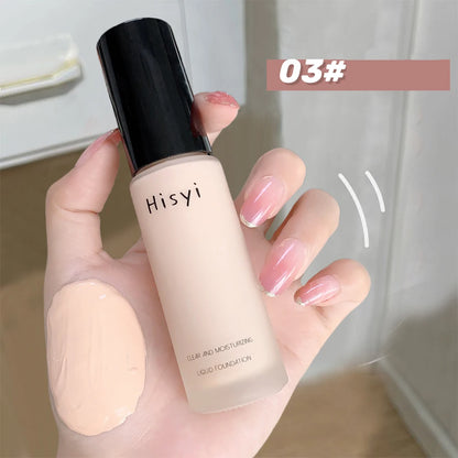 Liquid Foundation – Natural Lightweight Face Cream, Flawless Coverage, Conceals Blemishes, Non-Cakey Makeup Base