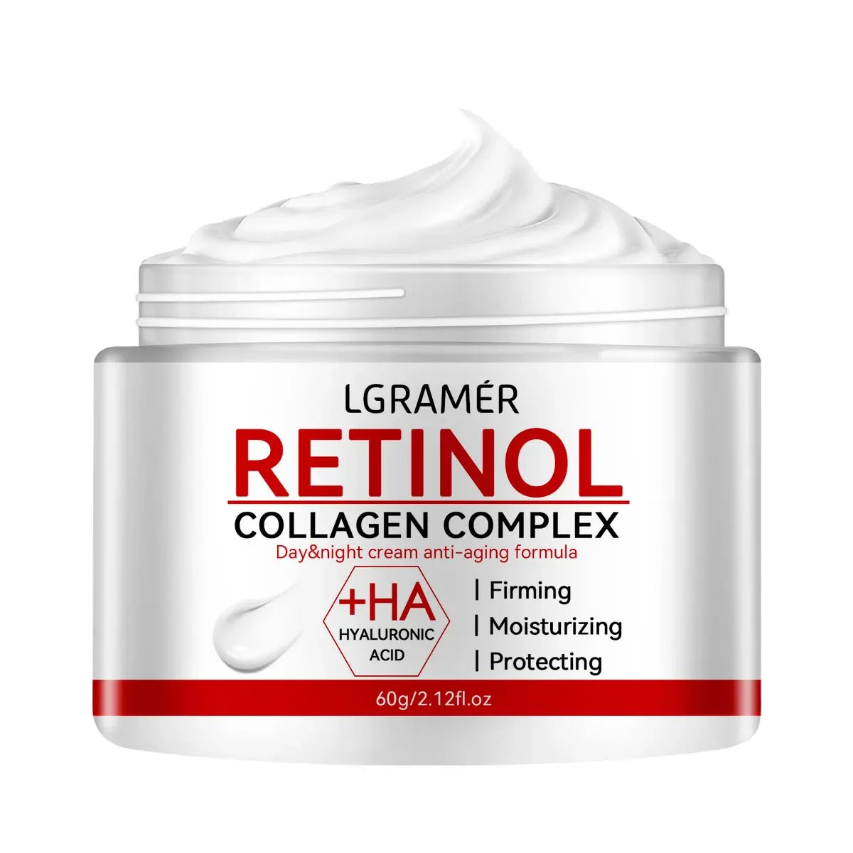 Retinol Lifting Firming Cream – Collagen Anti-Aging Face Moisturizer, Wrinkle Smoothing & Brightening Skin Care