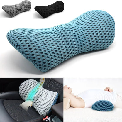 Breathable Memory Foam Lumbar Support Cushion