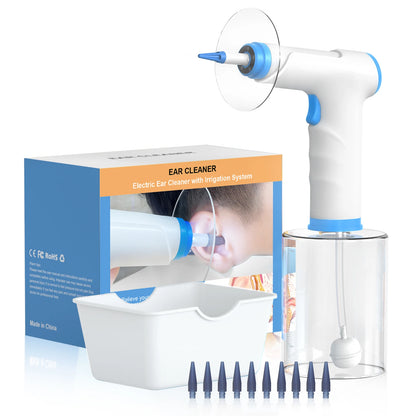 Electric Ear Wax Removal Tool – 4 Pressure Mode Ear Flush Kit for Adults & Kids, Safe Ear Canal Washer Cleaner
