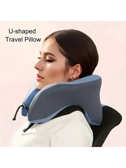 Multi-Functional U-Shaped Pillow – Travel Neck and Head Protector, Comfortable Nap Pillow for Airplane and Home Use