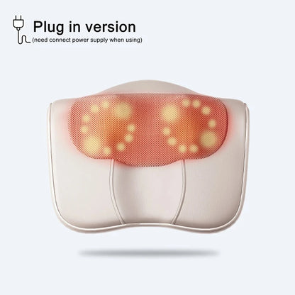 Heated Shiatsu Massage Pillow for Neck, Back & Shoulders – Deep Kneading Massager with Heat for Waist & Finger Relaxation