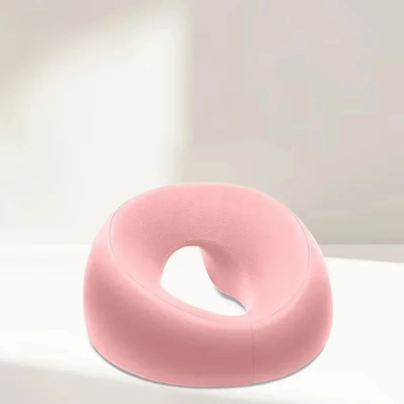 Ergonomic Lying Down Pillow – Memory Foam Face Rest Support for Massage, Spa, and Beauty Treatments
