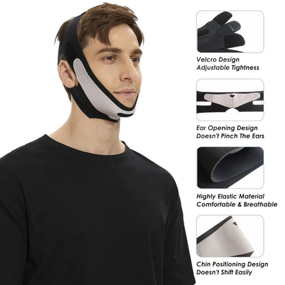 V Shaped Face Mask – Chin Strap for Sleeping, Double Chin Reducer & Jawline Slimming Belt