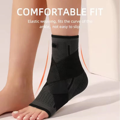 Adjustable Compression Ankle Support – Sports Ankle Brace for Running, Hiking & Basketball