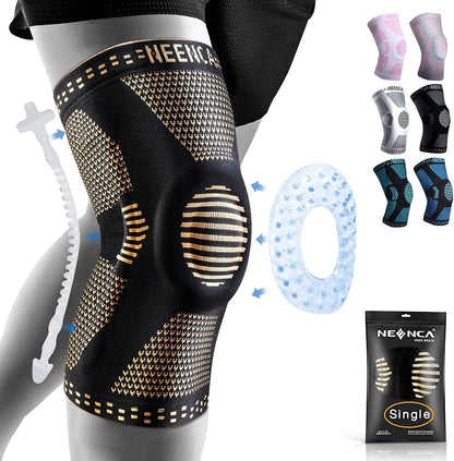FlexiMax™ Copper Knee Brace – Compression Support for Pain Relief, Recovery & Mobility