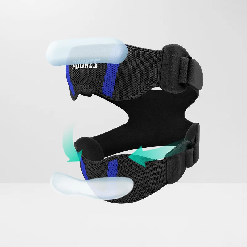 Patella Knee Strap with Silicone Pad – Adjustable Compression Brace for Patellar Tendon & Knee Pain Relief