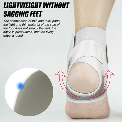 Adjustable Compression Ankle Sleeve – Elastic Ankle Brace Support for Sprains & Heel Protection