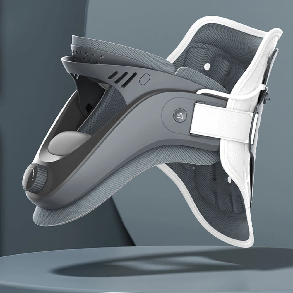 Cervical Neck Traction Device with Airbag Support – Adjustable Neck Brace for Cervical Spine Alignment & Neck Pain Relief