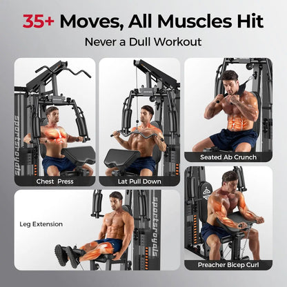 PowerCore™ 150 lb Weight Stack Home Gym