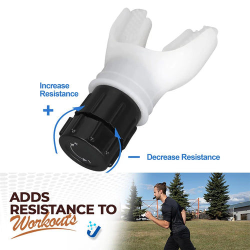 Breathing Trainer Lung Flexer – Durable Adjustable Fitness Exerciser to Increase Lung Capacity and Deep Breathing