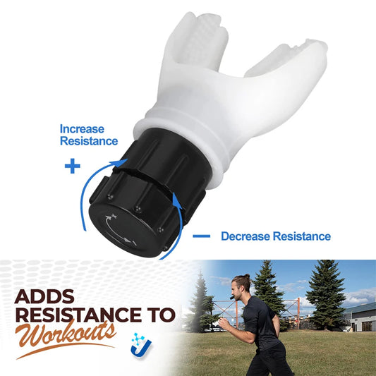 Breathing Trainer Lung Flexer – Durable Adjustable Fitness Exerciser to Increase Lung Capacity and Deep Breathing