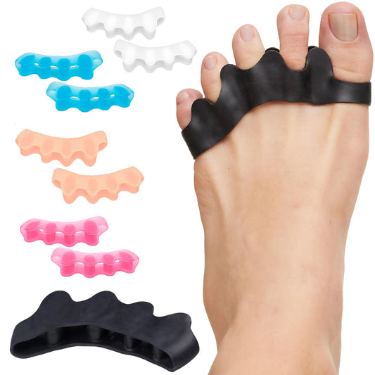 Toe Separators – Doctor Recommended Bunion Corrector & Toe Straightener for Plantar Fasciitis and Foot Pain Relief