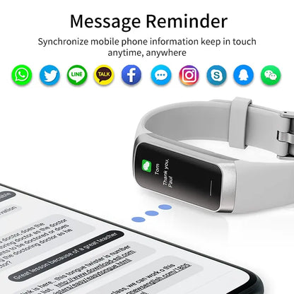 Fitness Smartwatch 2025 — Heart Rate & SpO₂ Tracker, IP68 Waterproof