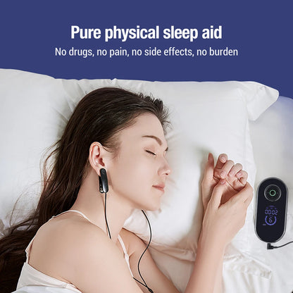 CES Ear-Clip Sleep & Anxiety Therapy Device — Non-Invasive Insomnia, Stress & Depression Relief via Pulse Acupressure