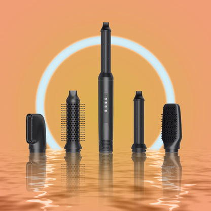 StylePro™ 5-in-1 Hot Air Styler – Professional Hair Dryer & Straightener Set